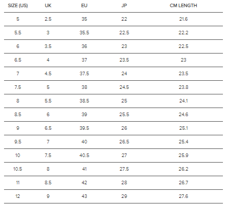 keen shoe sizing