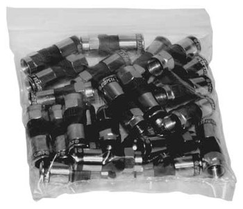 Perfect Vision PV6UE-05 Ridgeloc RG6 Universal Compression Connector (bag of 50) precision machined Perfect Vision PV6UE-05 Ridgeloc RG6 Universal Compression Connector (bag of 50) precision machined
