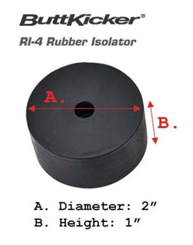 ButtKicker RI-4 Medium Rubber Isolators - 5 Pack ButtKicker RI-4 Medium Rubber Isolators - 5 Pack