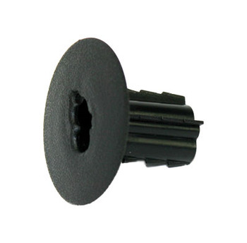 Perfect Vision PVFTBKODB Dual Black Coax Feed Thru Bushings with Knockout - Bag of 100 Perfect Vision PVFTBKODB Dual Black Coax Feed Thru Bushings with Knockout - Bag of 100