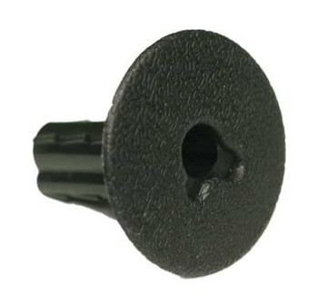 Perfect Vision PVFTBKOSB Single Black Coax Feed Thru Bushing with Knockout - Bag of 100 Perfect Vision PVFTBKOSB Single Black Coax Feed Thru Bushing with Knockout - Bag of 100