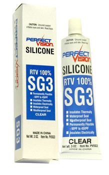 Perfect Vision RTV Silicone Sealant 3 Oz Tube, Clear Perfect Vision RTV Silicone Sealant 3 Oz Tube, Clear