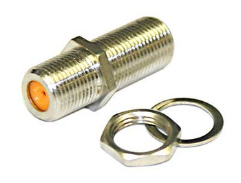 Perfect Vision DTVF81I-05 3GHz Female Splice Adapter with Nut & Washer (bag of 50) Perfect Vision DTVF81I-05 3GHz Female Splice Adapter with Nut & Washer (bag of 50)