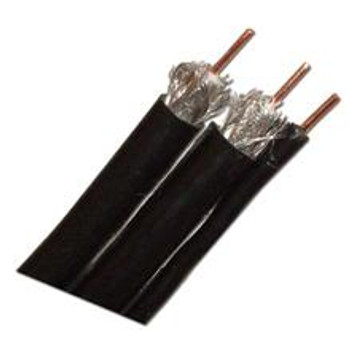 DES RG-6 Dual w/Ground, CCS, Dish Approved, UL, 500ft, black DES RG-6 Dual w/Ground, CCS, Dish Approved, UL, 500ft, black