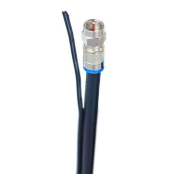 DES RG-6 Single w/Ground, CCS, Dish Approved, UL, 1000ft, black DES RG-6 Single w/Ground, CCS, Dish Approved, UL, 1000ft, black