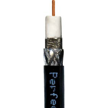 Perfect Vision PVRG6BLK RG6 Black Coax Cable Copper Clad Single- 1000 ft Perfect Vision PVRG6BLK RG6 Black Coax Cable Copper Clad Single- 1000 ft