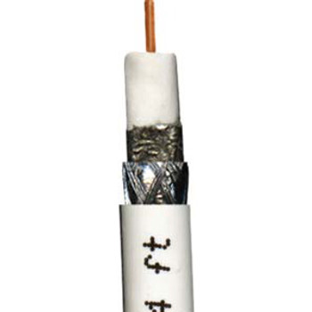 Perfect Vision PVRG6WHT White RG6 Copper Clad Coax Cable - 1000 ft Perfect Vision PVRG6WHT White RG6 Copper Clad Coax Cable - 1000 ft
