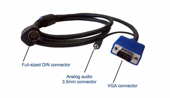 ZeeVee Zv710-6 Hydra VGA & Stereo Audio Breakout Cable for ZvPro - 6 ft ZeeVee Zv710-6 Hydra VGA & Stereo Audio Breakout Cable for ZvPro - 6 ft