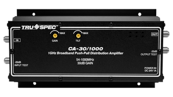 Pico Digital Tru Spec CA-30/1000 Wall-Mount 30dB Broadband Distribution Amplifier for CATV Pico Digital Tru Spec CA-30/1000 Wall-Mount 30dB Broadband Distribution Amplifier for CATV