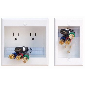 PowerBridge TWO-PRO-6 Cable Management System with Dual Power for Wall-Mounted TVs PowerBridge TWO-PRO-6 Cable Management System with Dual Power for Wall-Mounted TVs