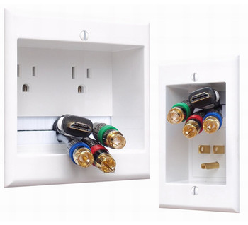 PowerBridge TWO-PRO-6 Cable Management System with Dual Power for Wall-Mounted TVs PowerBridge TWO-PRO-6 Cable Management System with Dual Power for Wall-Mounted TVs