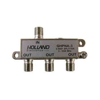 Holland Electronics GHPNA-3 IPTV Broadband Coaxial Splitter - AT&T U-Verse approved Holland Electronics GHPNA-3 IPTV Broadband Coaxial Splitter - AT&T U-Verse approved