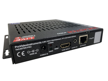 ProVideoInstruments VeCASTER-HD-HEVC Professional HD 1080p ITPV Encoder - connections ProVideoInstruments VeCASTER-HD-HEVC Professional HD 1080p ITPV Encoder - connections