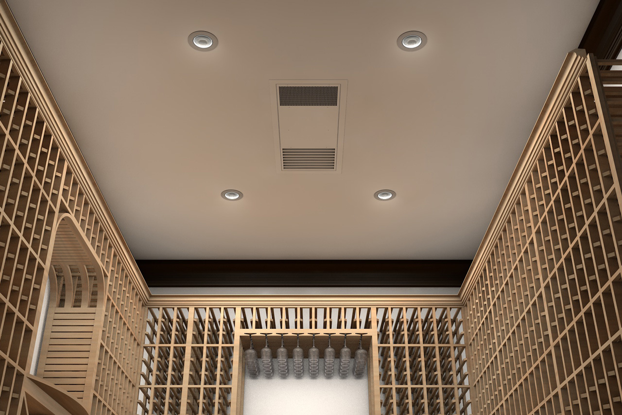 WhisperKOOL Ceiling Mount 4000 Wine Cellar Cooler