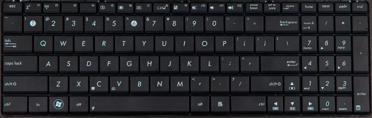 Asus B53S laptop keyboard key