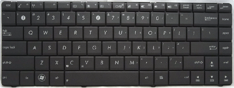 Asus X43 laptop keyboard key