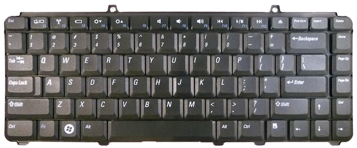 Dell Inspiron 1545 keyboard key replacement
