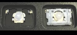 these are the hinge clips for the function row keys on the top