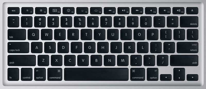 Apple laptop keyboard