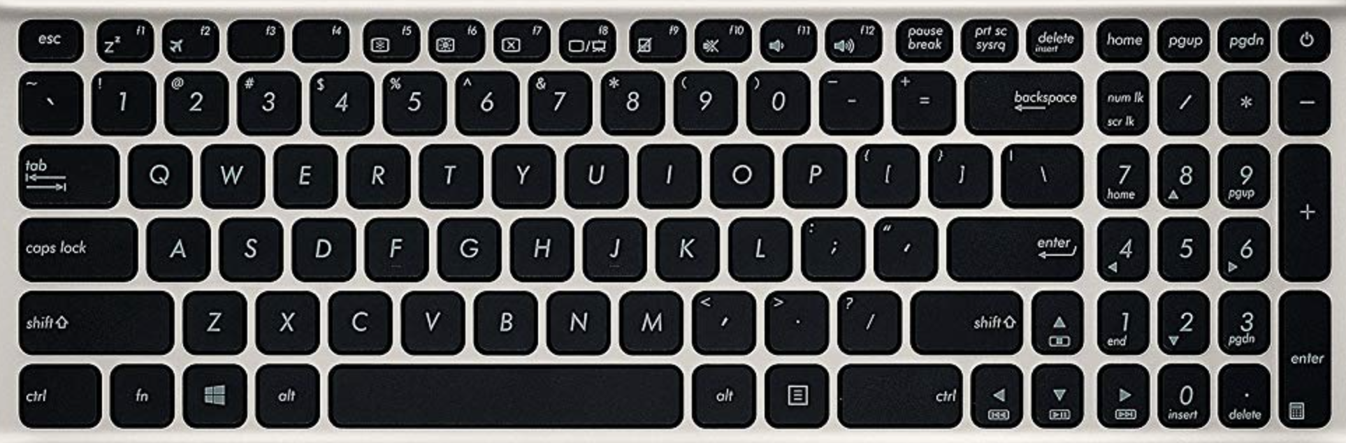 Asus VivoBook X541NA-PD1003Y Keyboard Key Replacement