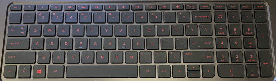 HP Pavilion 15Z 15-Z Replacement Laptop Keyboard Keys (Beats Edition)