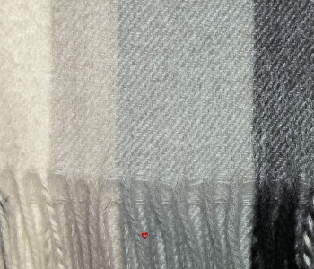 100% Cashmere Scarf in Grey Multistripe 100% Cashmere Scarf in Grey Multistripe