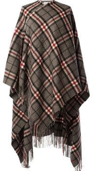 Ladies Serape Cape 100% Lambswool Thomson Grey Tartan Ladies Serape Cape 100% Lambswool Thomson Grey Tartan