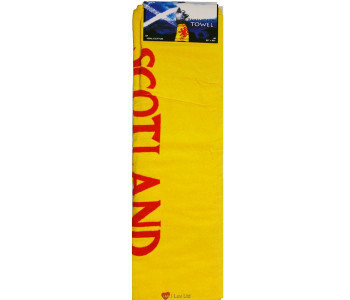 Large Beach Towel Scotland Yellow Colour Lion Rampant Large Beach Towel Scotland Yellow Colour Lion Rampant