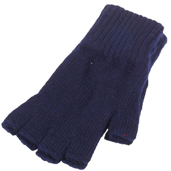 Fingerless Thermal 50% Wool Gloves In Navy Colour Fingerless Thermal 50% Wool Gloves In Navy Colour