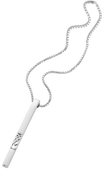 Pendant Sterling Silver Slim Design with Celtic Interlace Detail Pendant Sterling Silver Slim Design with Celtic Interlace Detail