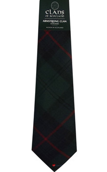 Armstrong Clan 100% Wool Scottish Tartan Tie Armstrong Clan 100% Wool Scottish Tartan Tie