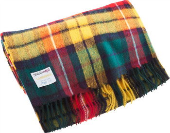 Luxury Lambswool Blanket Throw in Buchanan Tartan Luxury Lambswool Blanket Throw in Buchanan Tartan