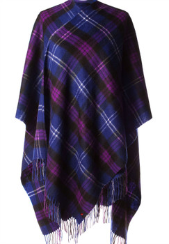 All Wool Long Cape In Heritage Of Scotland Tartan Design 152.5 cm Wide All Wool Long Cape In Heritage Of Scotland Tartan Design 152.5 cm Wide