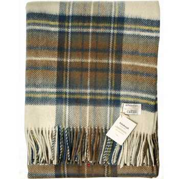 Deluxe Pure Soft Lambswool Blanket-Throw in Stewart Muted Blue Tartan 78x 63in Deluxe Pure Soft Lambswool Blanket-Throw in Stewart Muted Blue Tartan 78x 63in