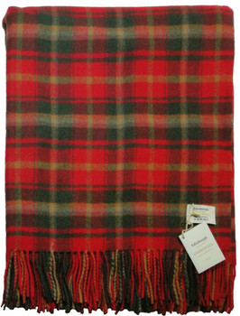 Deluxe Pure Soft Lambswool Blanket-Throw in Dark Maple Tartan 78x 63in Deluxe Pure Soft Lambswool Blanket-Throw in Dark Maple Tartan 78x 63in