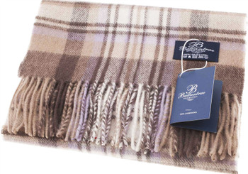 100% Lambswool Scarf Stewart Brown Purple Scottish Gift Winter Scotland 100% Lambswool Scarf Stewart Brown Purple Scottish Gift Winter Scotland