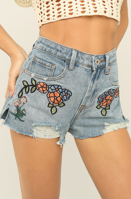 Grow On You Shorts - Denim Grow On You Shorts - Denim