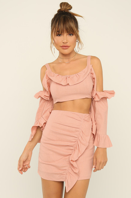 Ready To Ruffle Top - Blush Ready To Ruffle Top - Blush