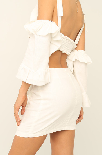 Ready To Ruffle Skirt - White Ready To Ruffle Skirt - White