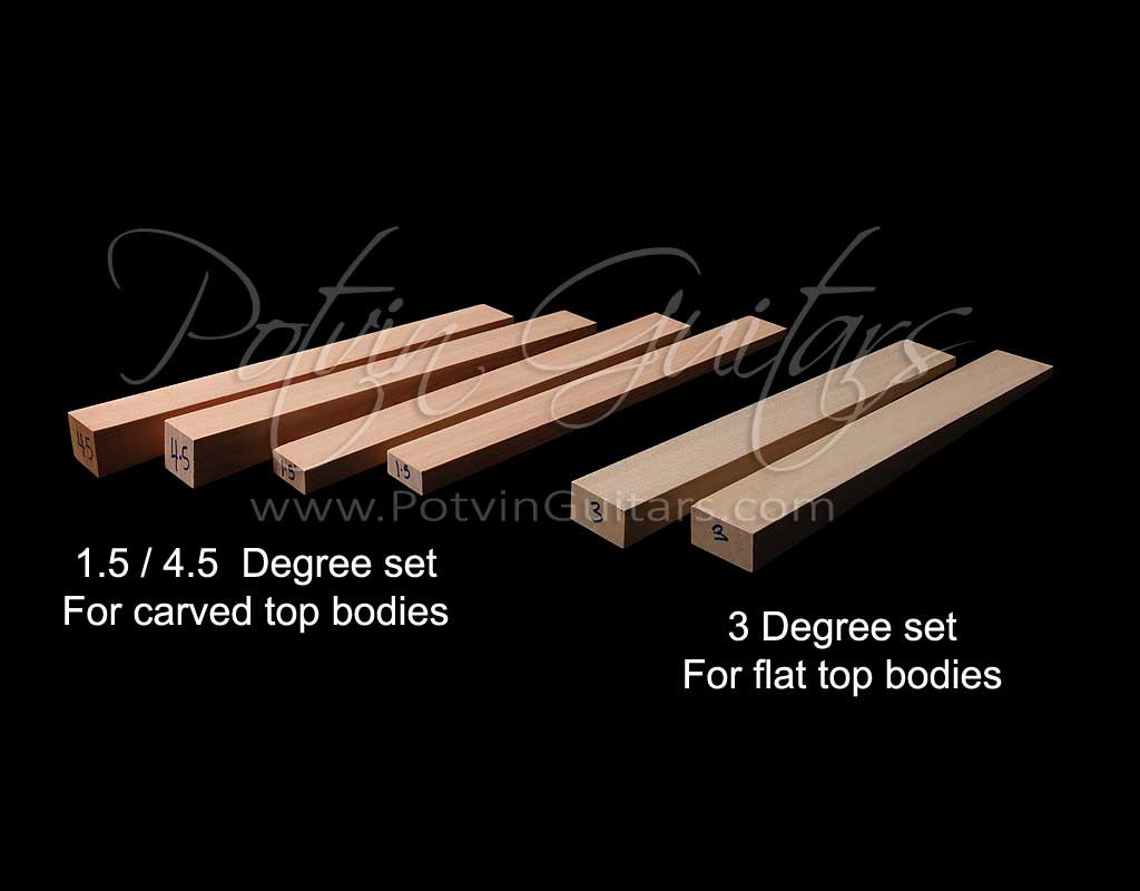 Neck Angle Wedge Kits Potvin Guitars