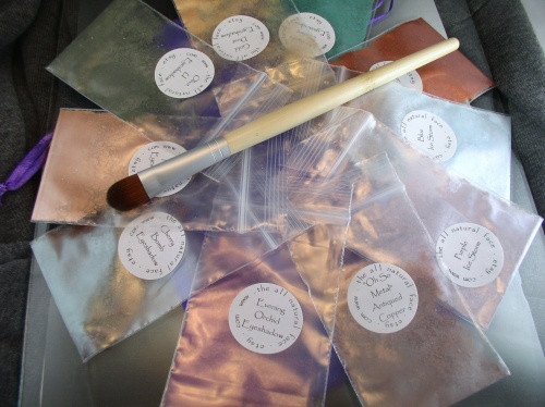 Large Vegan Chisel Fluff Eyeshadow/Concealor Brush