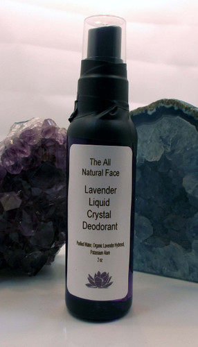Spray On Liquid Crystal Deodorant Lavender