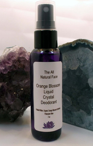 Spray On Liquid Crystal Deodorant Orange Blossom