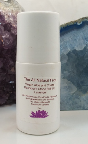 Lavender Roll On Aloe Liquid Crystal Deodorant