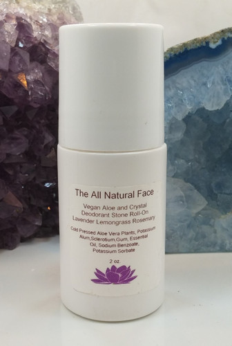 Lemongrass, Rosemary, and Lavender Roll On Aloe Liquid Crystal Deodorant