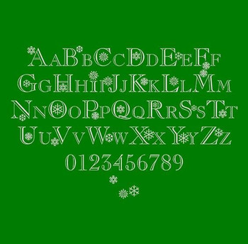 Christmas Machine Embroidery Font Now Includes BX Format! Christmas Machine Embroidery Font Now Includes BX Format!