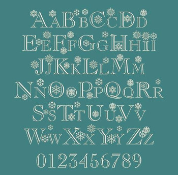 Flakes Machine Embroidery Font Now Includes BX Format! Flakes Machine Embroidery Font Now Includes BX Format!