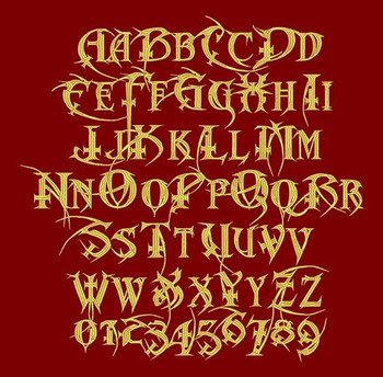Metal Macabre Machine Embroidery Font Now Includes BX Format! Metal Macabre Machine Embroidery Font Now Includes BX Format!