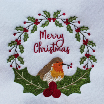 Christmas Robin #05 Machine Embroidery Design Christmas Robin #05 Machine Embroidery Design