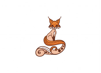 Fox Machine Embroidery Design Fox Machine Embroidery Design